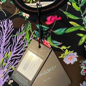 Raya Tee dress in mixed coral floral